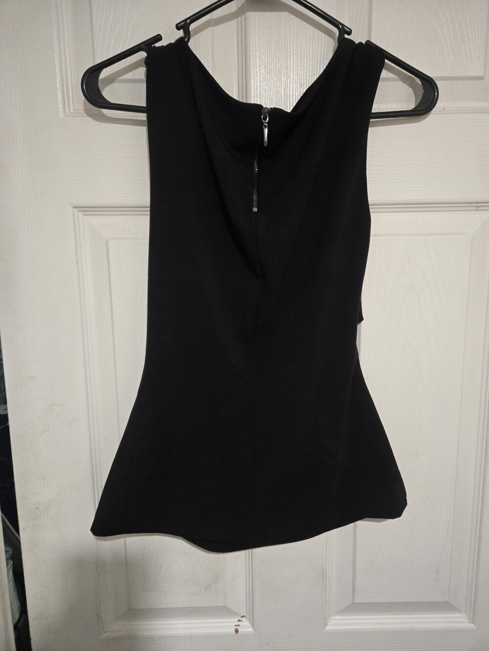 White House Black Market cowl neck blouse with draped side detail NWOT sz S